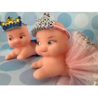 Baby Princess or Prince Cupid Doll Baby Shower 1st Birthday Cake Decoration